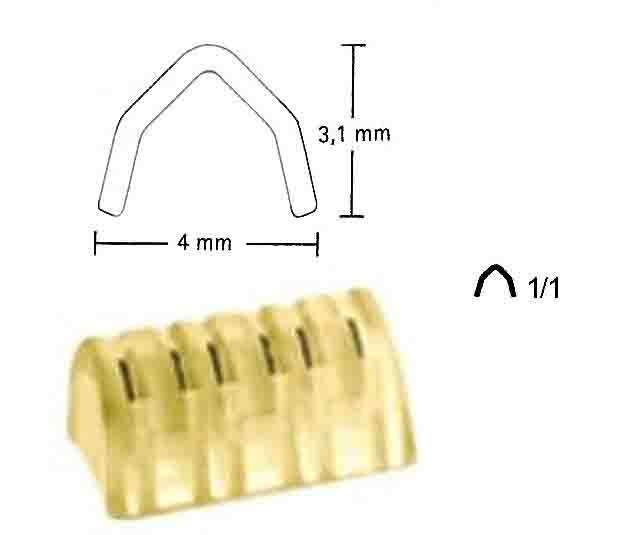 TİTANYUM KLİPS KÜÇÜK 30 KARTUŞ 180 ADET